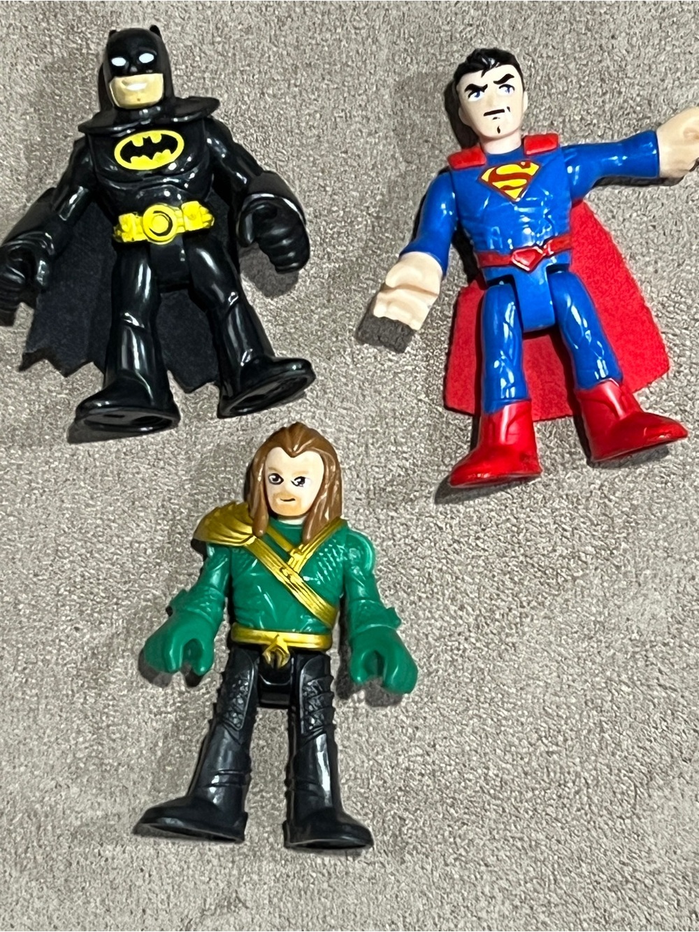 Imaginext lot of 3 DC comics villains Batman Superman Aquaman Justice League